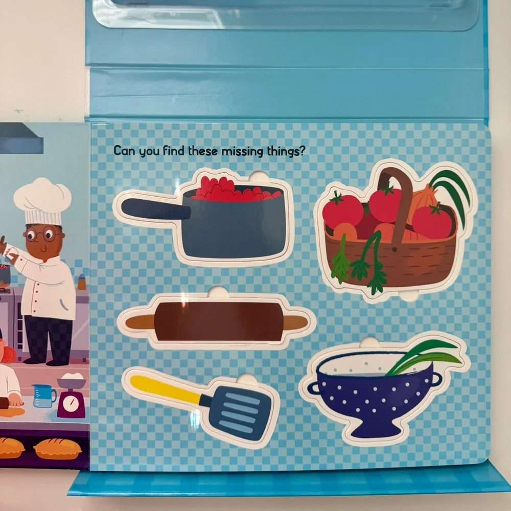 Chef's Kitchen Puzzle Book - Colorful